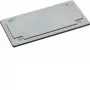 HAGER FZ404 placa de entrada de cables plástico gris claro (RAL 7035) para distribuidor