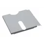 Hager FZ707 placa de montaje 13 módulos acero galvanizado