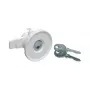 Hager FZ597N univers Cerradura de armario con 2 llaves, IP44, cerradura n.º 1242E