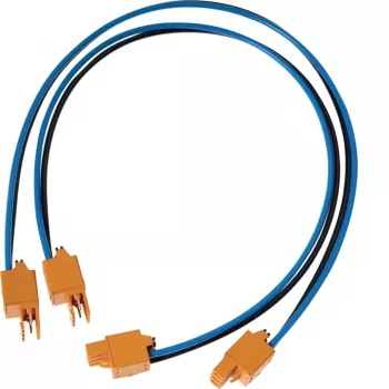 Hager KU9S40HE kit de montaje y conexión SPD con toma de tensión, 2 polos, 6 kV, para universZ