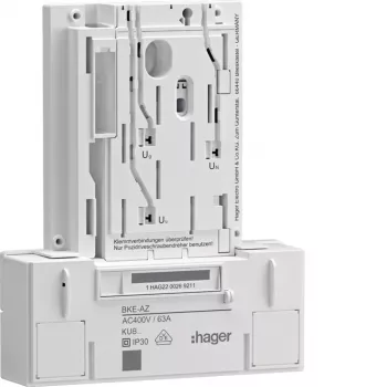HAGER KU83LHE BKE-A versión base 3 fases adaptador de armario de contador