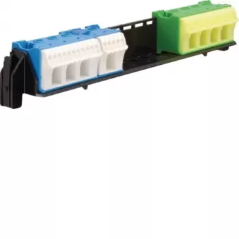HAGER bloque de bornes PE/N 2 filas VZ462
