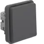 Hager WNA160 mecanismo de toma de corriente gris (Schuko tipo F, 1 toma, 16A, empotrar)