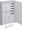 Hager ZB33ET225W1 armario universal 800x205x1100 mm superficie IP44 blanco tráfico RAL 9010 3 campos