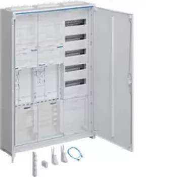 Hager ZB33ET225W1 armario universal 800x205x1100 mm superficie IP44 blanco tráfico RAL 9010 3 campos