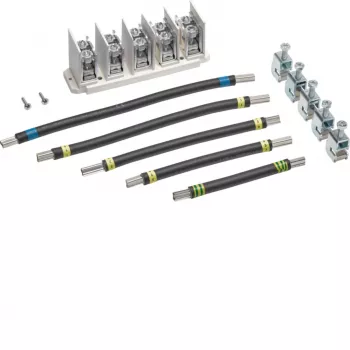 HAGER ZM15US juego de conexión universal 5 polos para barra colectora 12x5mm