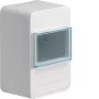Hager TGC600 caja de superficie para actuador de calefacción, vertical, IP31, blanca