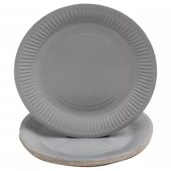 PROnappe 20 platos de cartón Ø 23,0 cm blanco