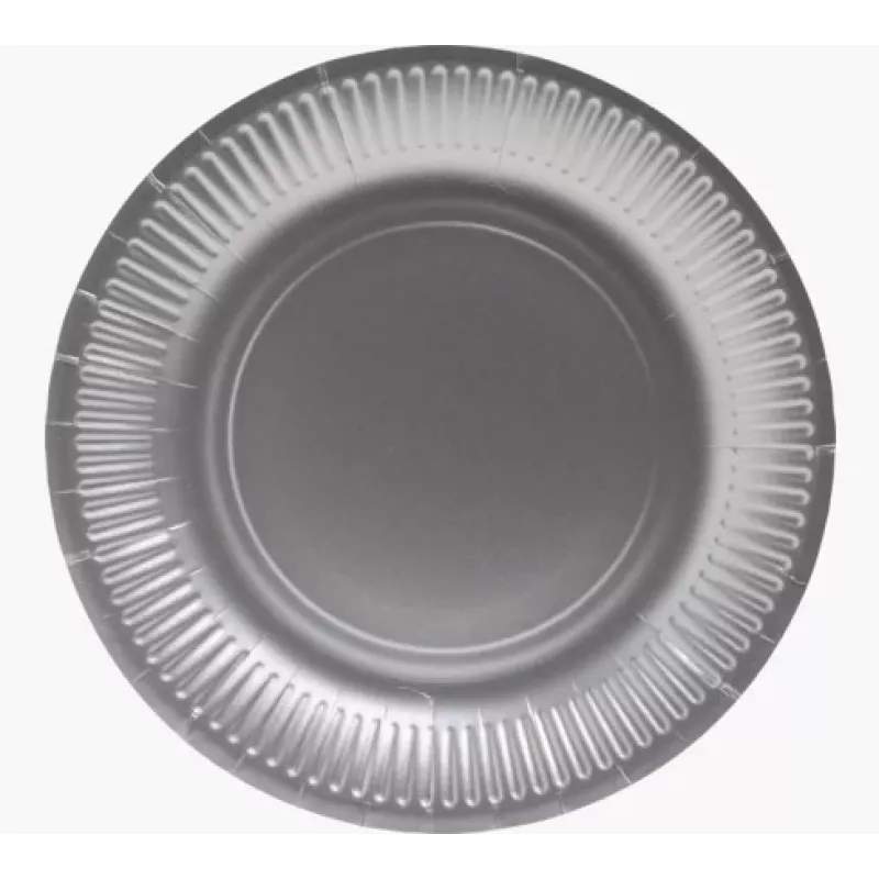 PROnappe 10 platos de cartón Ø 23 cm blanco