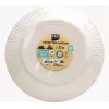 PROnappe 10 platos de cartón Ø 23 cm blanco