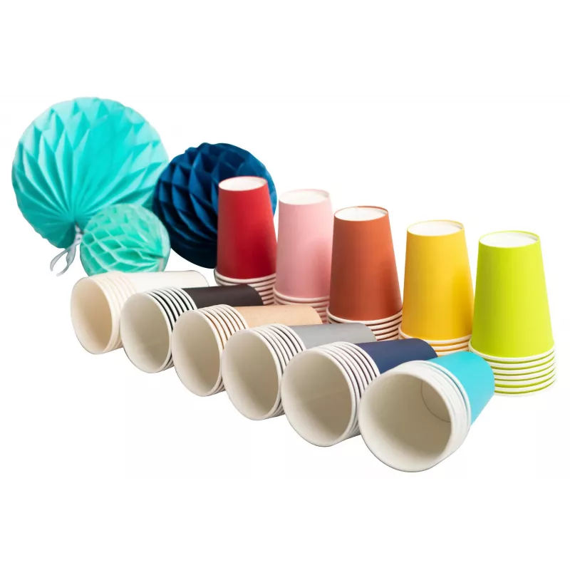 PROnappe 15 vasos de café desechables 200 ml