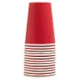PROnappe 15 Vasos de cartón 200 ml, rojo (89115I)