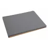 PROnappe Mantel individual desechable 400 x 300 mm, gris, papel gofrado ligeramente satinado