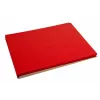 PROnappe mantel individual desechable 400 x 300 mm rojo gofrado papel ligeramente satinado 52 g/m²