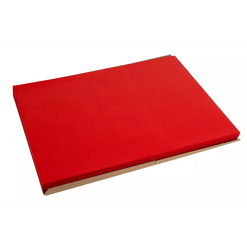 PROnappe mantel individual desechable 400 x 300 mm rojo gofrado papel ligeramente satinado 52 g/m²