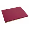 PROnappe mantel individual desechable 400 x 300 mm burdeos gofrado ligeramente satinado