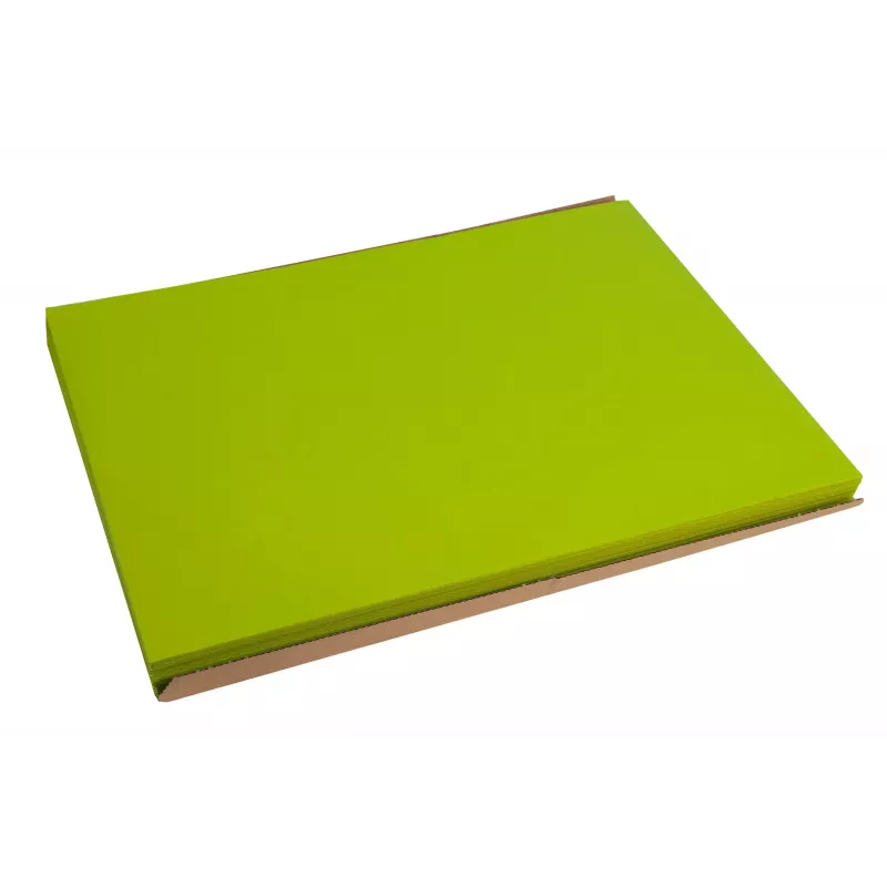 PROnappe mantel individual desechable 400 x 300 mm verde kiwi gofrado papel ligeramente satinado