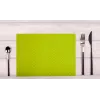 PROnappe mantel individual desechable 400 x 300 mm verde kiwi gofrado papel ligeramente satinado