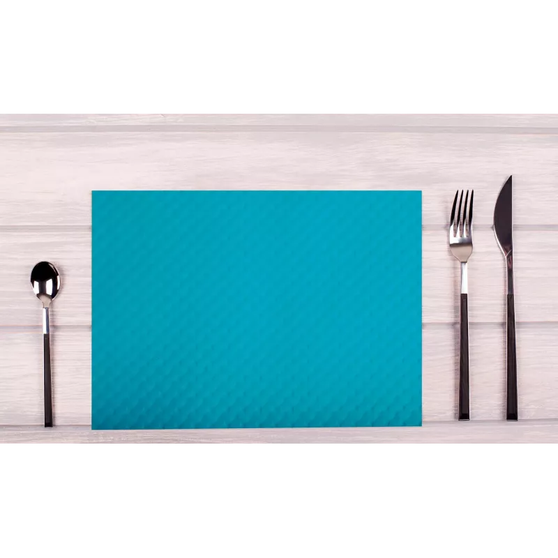 PROnappe 500 manteles individuales Tiss Lack turquesa 30,0 x 40,0 cm