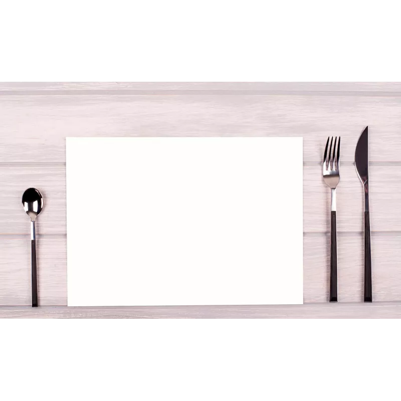 PROnappe mantel individual desechable Spunbond 400 x 300 mm blanco material PP Spunbond 50 g/m²