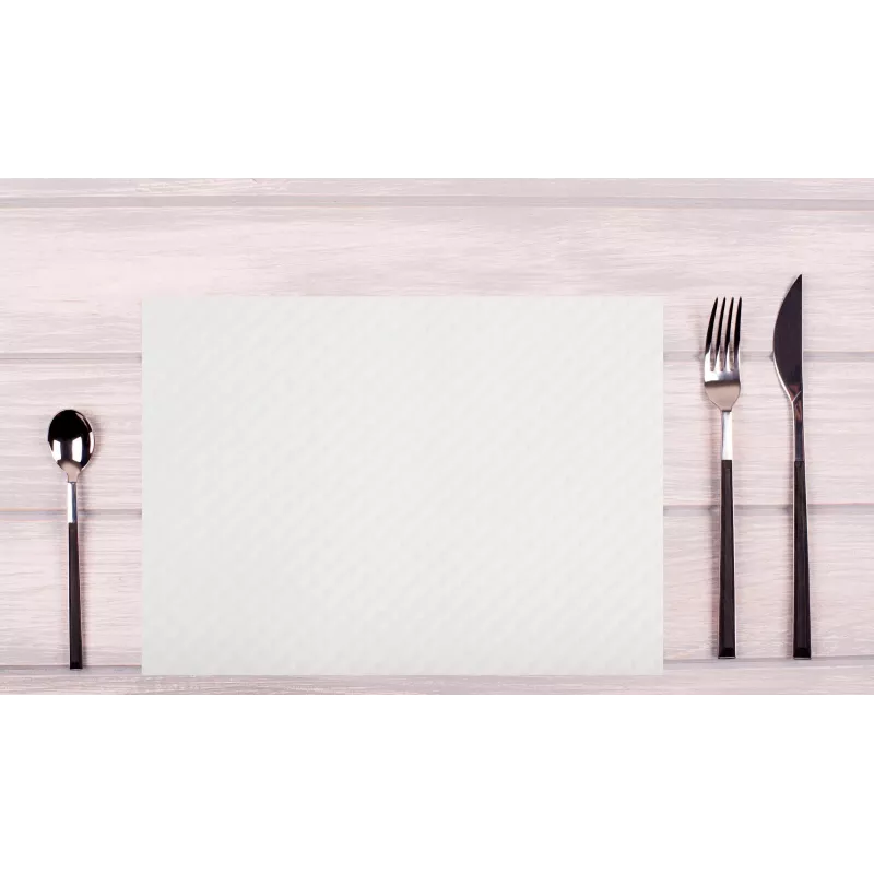 PROnappe 500 manteles individuales Tiss Lack blanco 30,0 x 40,0 cm