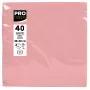 PROnappe servilletas de papel rosas 2 capas 19,0 x 19,0 cm 40 uds.