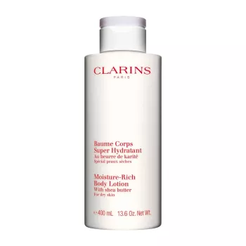 CLARINS Baume Corps Super Hydratant loción corporal Moisture Rich con manteca de karité 400 ml