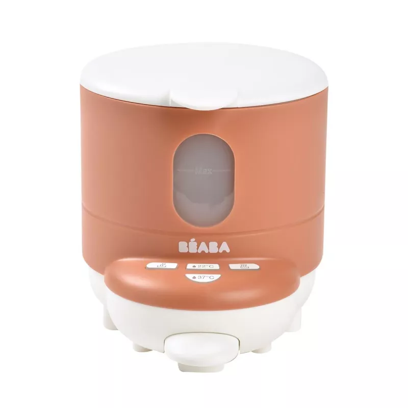 Beaba Bib'expresso 2 en 1 máquina de preparación de fórmula y biberones terracota
