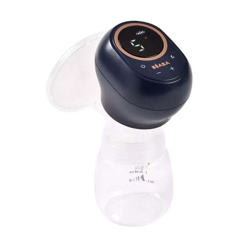 Sacaleches eléctrico simple Beaba 180 ml Night Blue