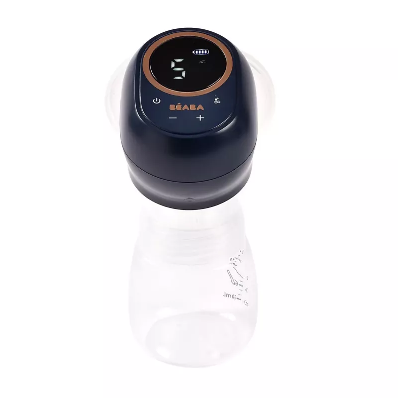 Sacaleches eléctrico simple Beaba 180 ml Night Blue