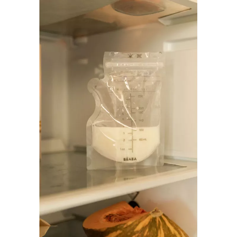 Bolsas de conservación de alimentos Beaba, pack de 50, 250 ml, transparente 911738