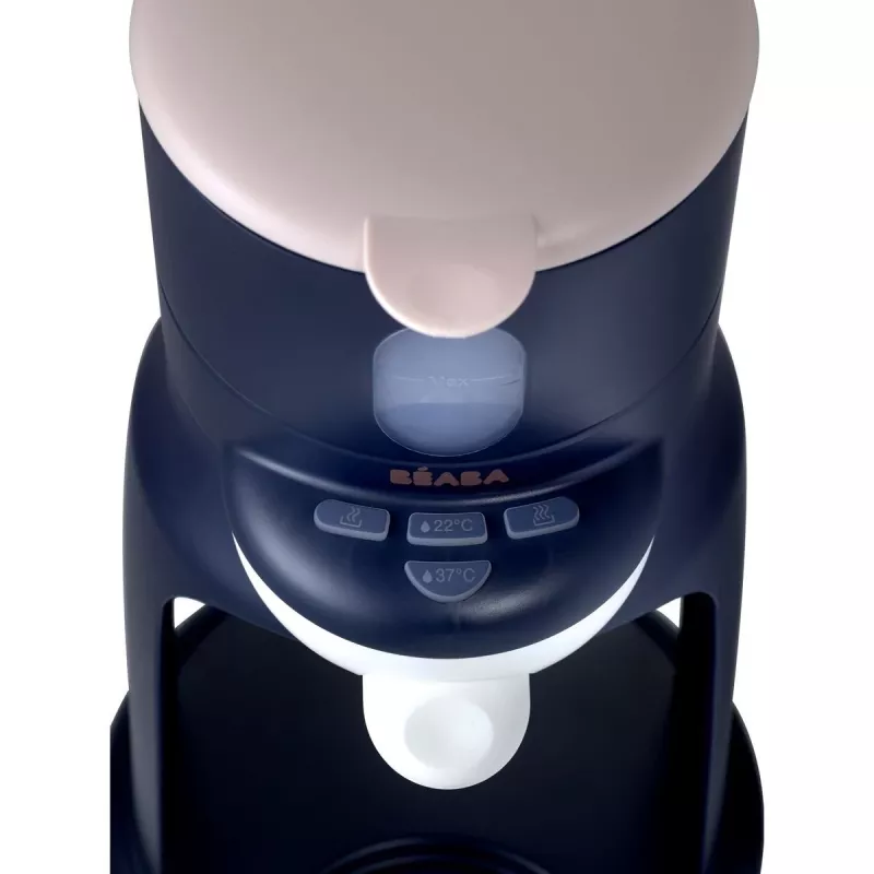 Sistema de preparación de biberones y alimentos 2 en 1 Beaba Bib'expresso, azul noche