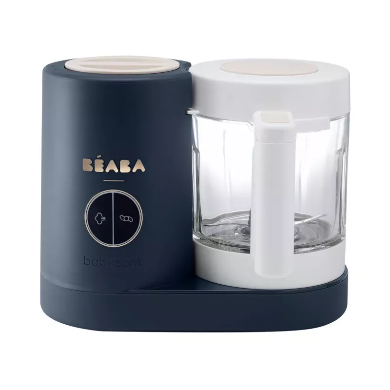 Beaba Babycook Neo Night Blue - Batidora/cocedor al vapor para bebés