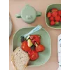 Plato de silicona con ventosa Beaba Sage Green