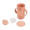 Vaso de entrenamiento Beaba 360° rosa 200 ml