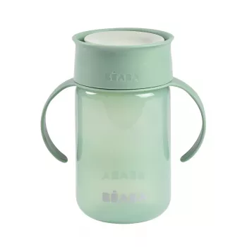 Vaso de entrenamiento Beaba 360° 200 ml Sage Green