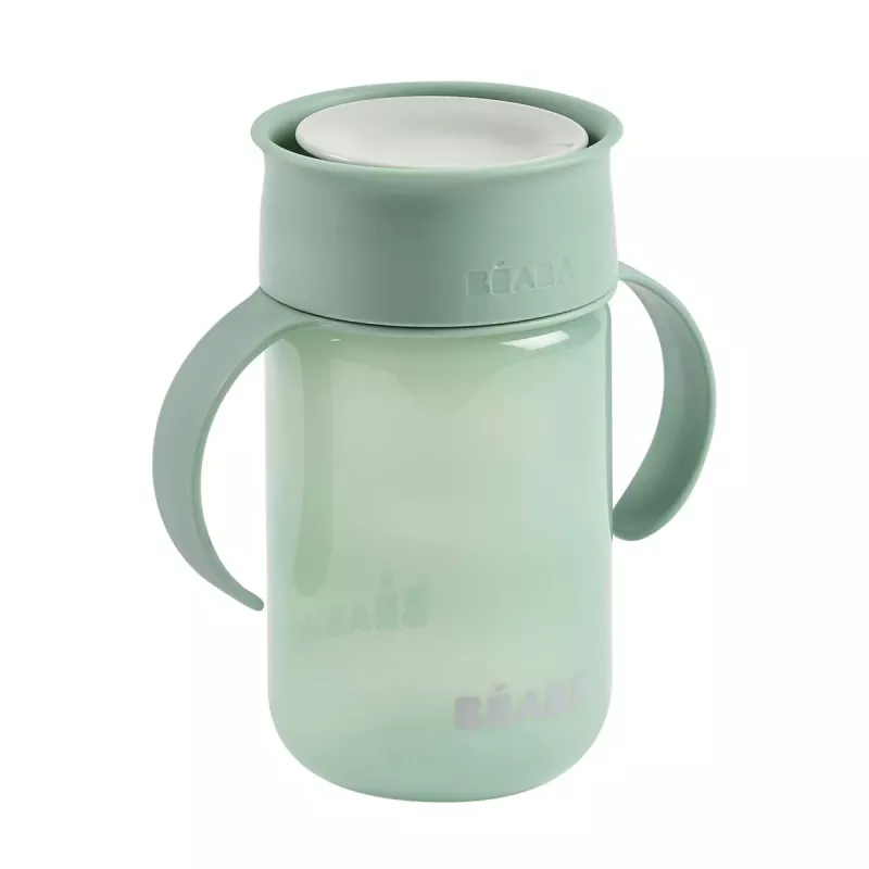 Vaso de entrenamiento Beaba 360° 200 ml Sage Green
