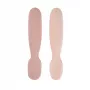 Set de 2 cucharas de primeras comidas y mordedores de silicona Beaba Cotton Candy/Sorbet