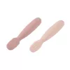 Set de 2 cucharas de primeras comidas y mordedores de silicona Beaba Cotton Candy/Sorbet