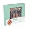 Set de regalo 3 en 1 Beaba First Meals (plato, cubiertos, babero) Savannah Bloom