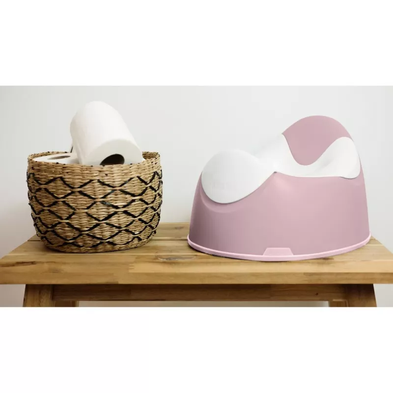Orinal entrenador Beaba con cubeta extraíble rosa antiguo