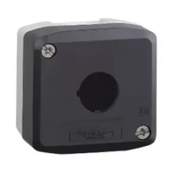 Schneider Electric Harmony XALD01 caja vacía para estación de control, gris, policarbonato, IP69K