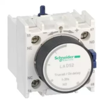 APC Schneider Electric LADS2 bloque de contactos auxiliares, 2 NO, borne de tornillo, blanco