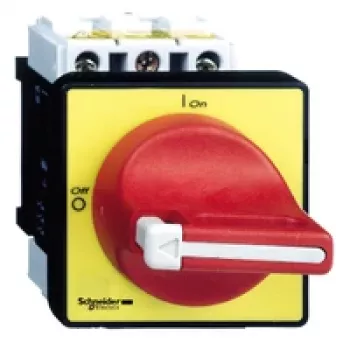 APC VCF0 interruptor seccionador de carga 3P rojo amarillo 60 mm 74 mm