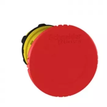 Schneider Electric ZB5AS844 pulsador de parada de emergencia, cabeza de seta 40 mm, rojo, plástico, IP69K