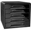 CEP Office Solution Smoove Cajonera Negra DIN A4 con 5 cajones