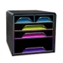 CEP Office Solution Smoove Unidad de cajones de escritorio A4 5 cajones Blanco/Multicolor Transparente