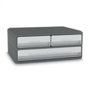 CEP Office Solution MoovUp Unidad de cajones Gris claro DIN A4 horizontal A5 horizontal 3 cajones