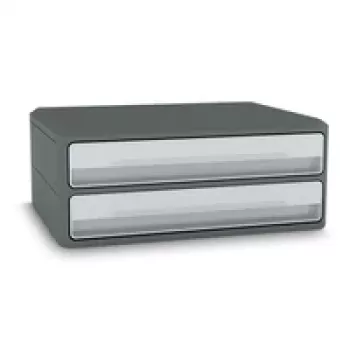 CEP Office Solution MoovUp Cajonera Gris claro DIN A4 horizontal con 2 cajones