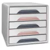 CEP Office Solution Smoove Mineral Cajonera de almacenamiento 5 cajones, rosa empolvado, Poliestireno